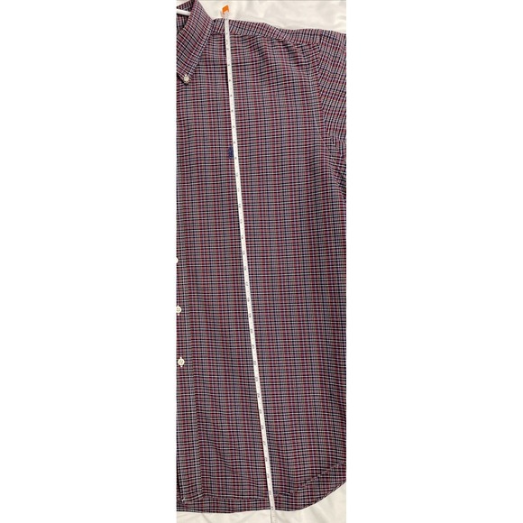 Ralph Lauren Blake Collection Men's Large 100% Cotton Plaid Short Sleeve Shirt - Picture 5 of 6